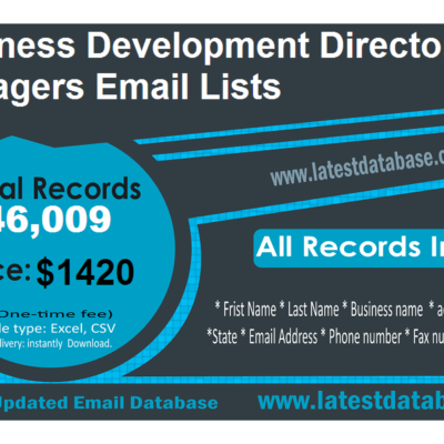 Business Development Directors Managers Email Lists