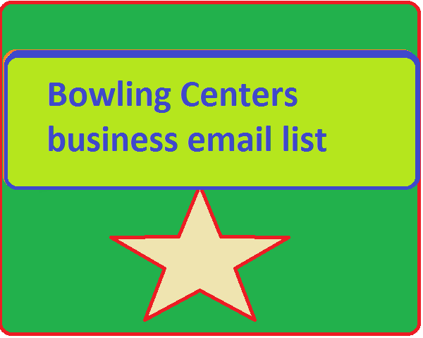 Bowling Centers business email list