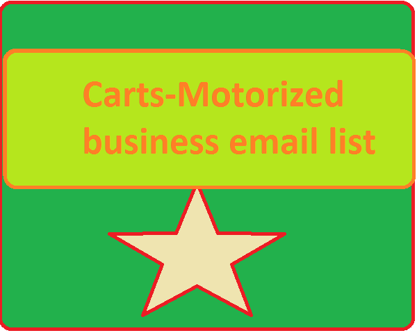 Carts-Motorized business email list