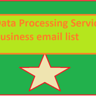 Data Processing Service business email list