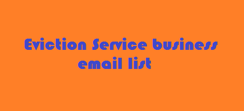 Eviction Service business email list