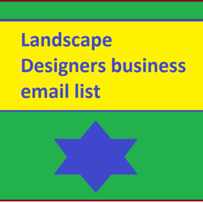 Landscape Designers business email list