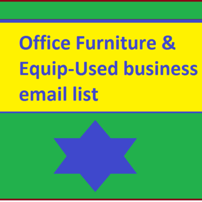 Office Furniture & Equip-Used business email list