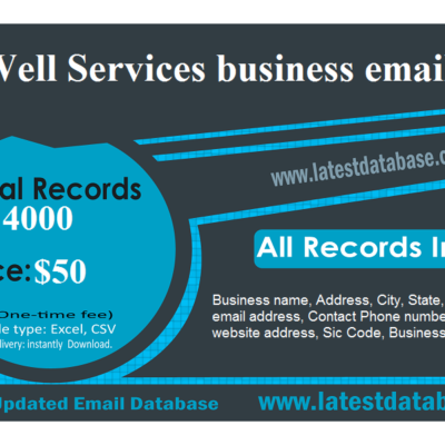 Oil Well Services business email list