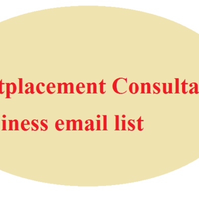 Outplacement Consultants business email list