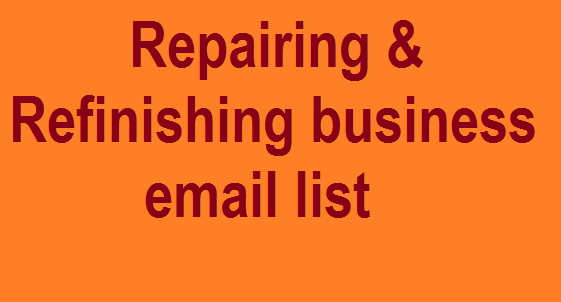 Pianos-Tuning Repairing & Refinishing business email list