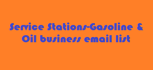 Service Stations-Gasoline & Oil business email list