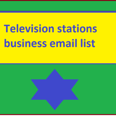 Television stations business email list