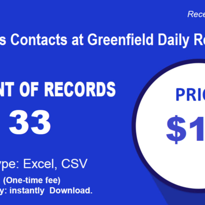 Business Contacts at Greenfield Daily Reporter