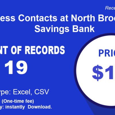 Business Contacts at North Brookfield Savings Bank