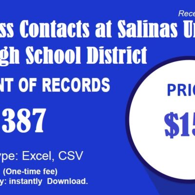 Business Contacts at Salinas Union High School District