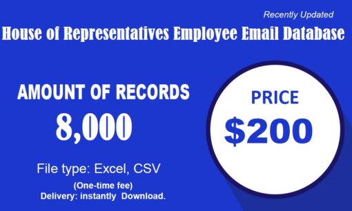 House of Representatives Employee Email Database