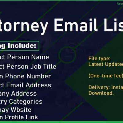 Attorney Email Lists