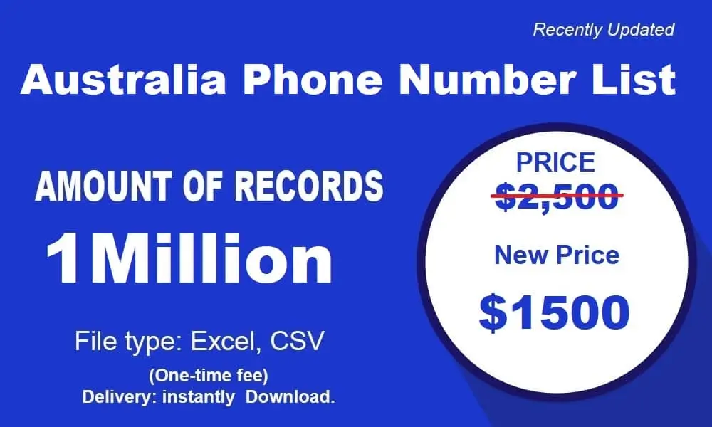 Australia phone number list