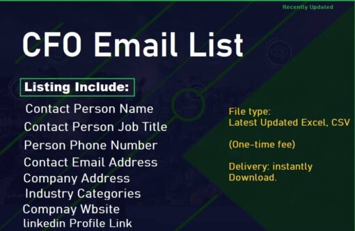 CFO Email List