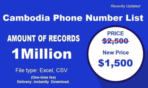 Cambodia phone number list