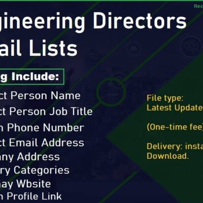 Engineering Directors Email Lists