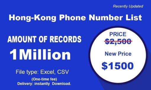 Hong-Kong phone number list