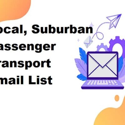 Local, Suburban Passenger Transport Email List