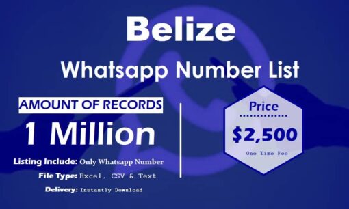 Belize whatsapp number data