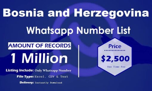 Bosnia and Herzegovina whatsapp number data