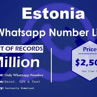 Estonia WhatsApp Number Data