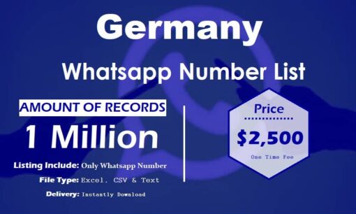 Germany whatsapp number data