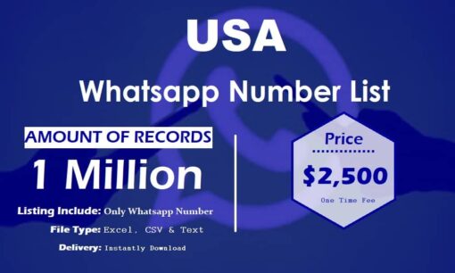 USA whatsapp number data