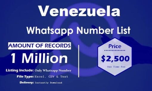 Venezuela whatsapp number data