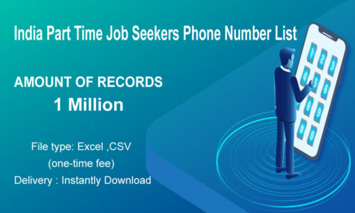 India Part Time Job Seekers phone number list