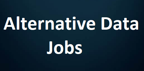 Alternative Data Jobs