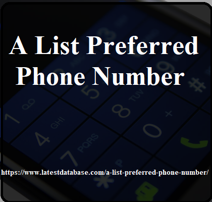 A List Preferred Phone Number