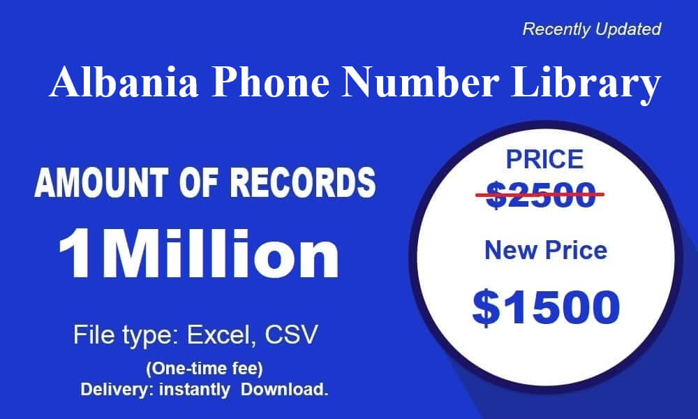 Albania phone number library