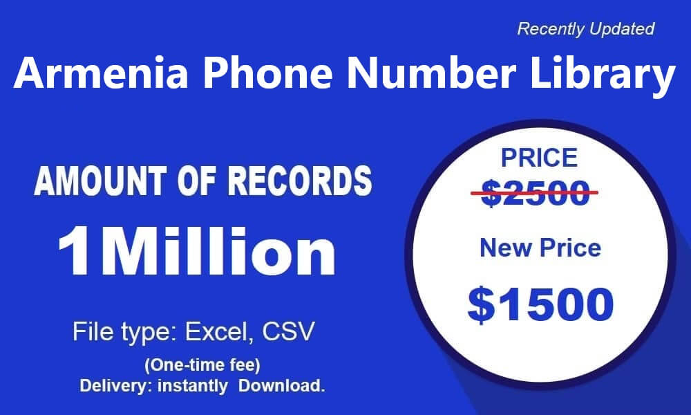 Armenia phone number library