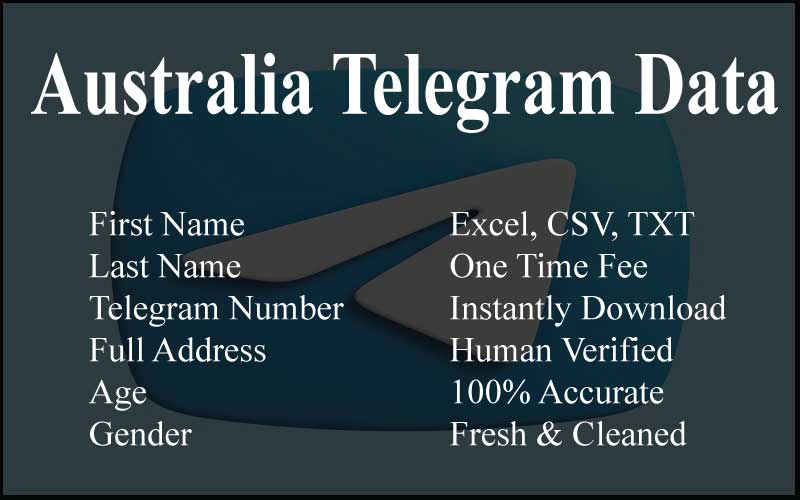 Australia telegram data