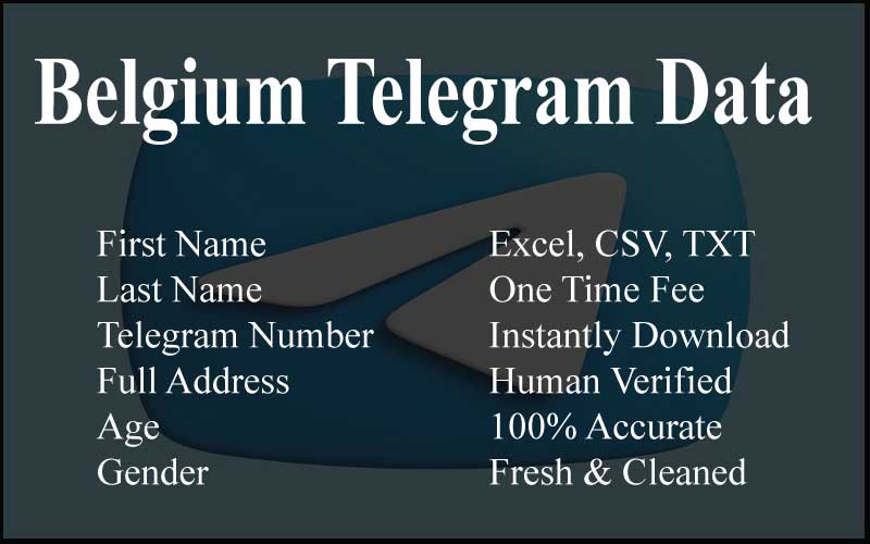 Belgium telegram data