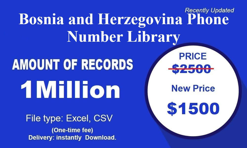 Bosnia and Herzegovina phone number library