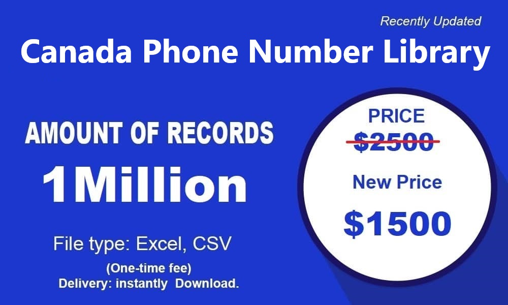 Canada phone number library