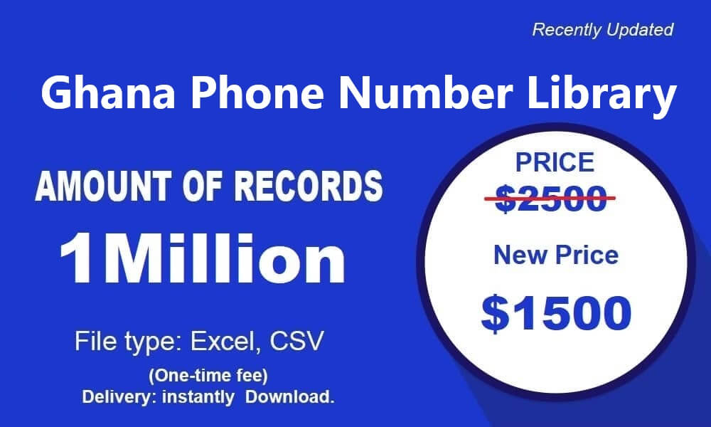 Ghana phone number library