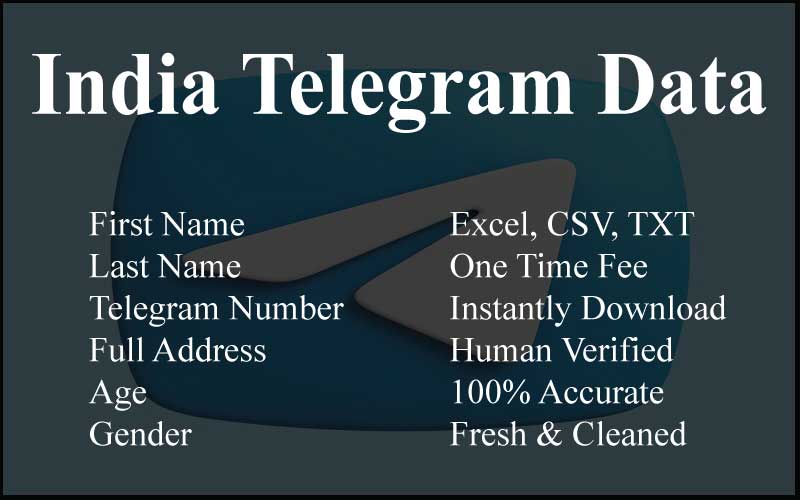 India telegram data