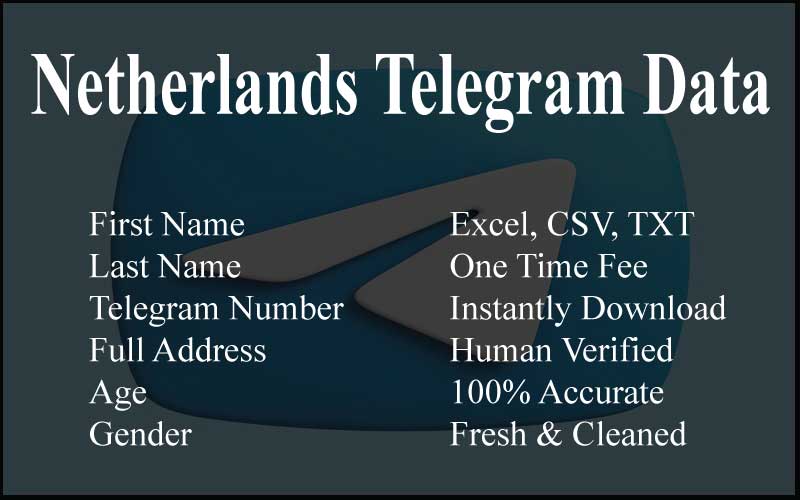 Netherlands telegram data