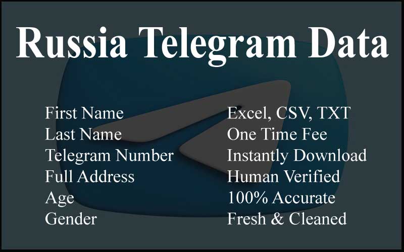 Russia telegram data