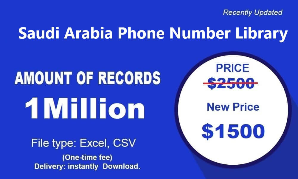 Saudi Arabia phone number library