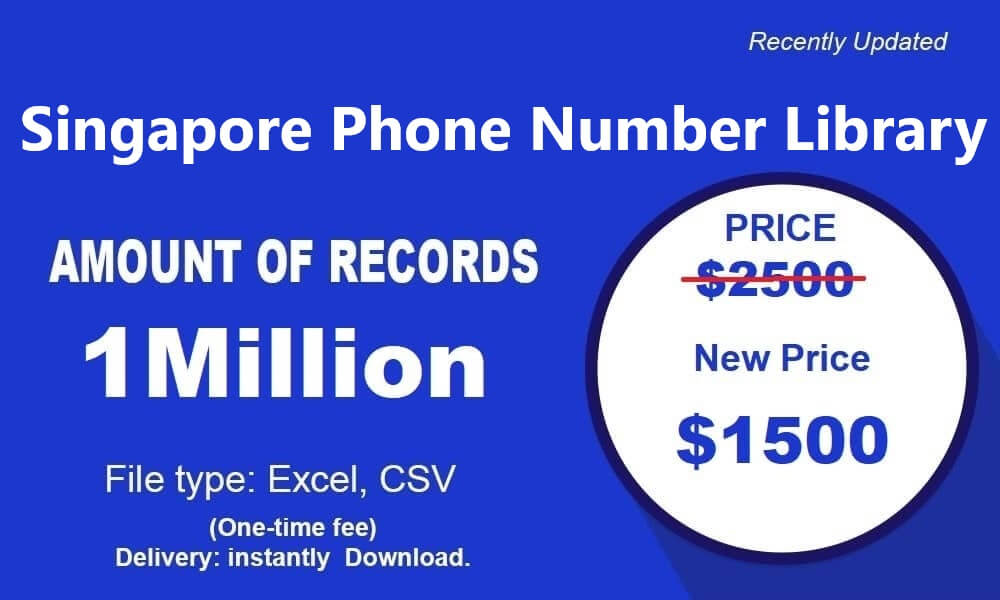 Singapore phone number library