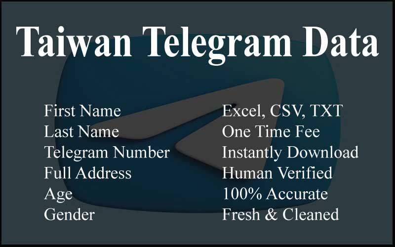 Taiwan telegram data