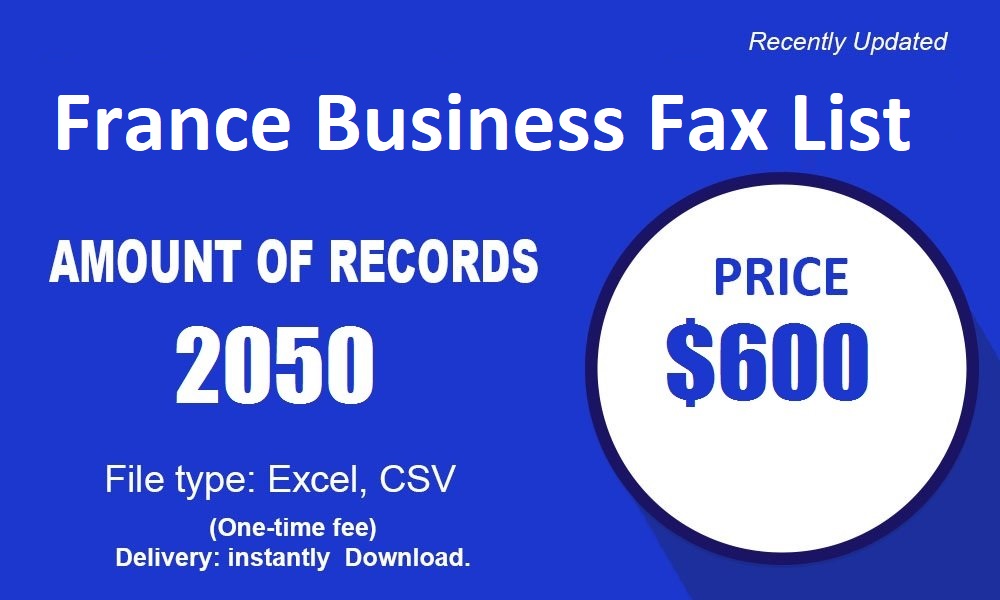 France business fax list