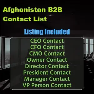 Afghanistan Business Email List