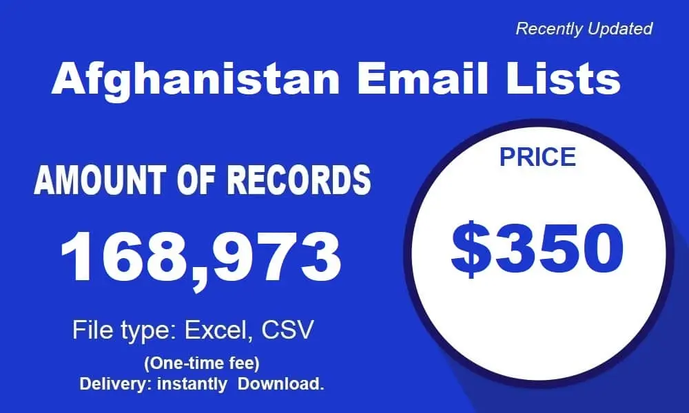 Afghanistan Email List