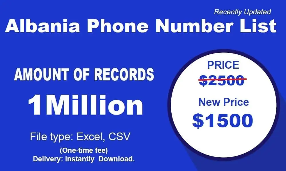 albania phone number list