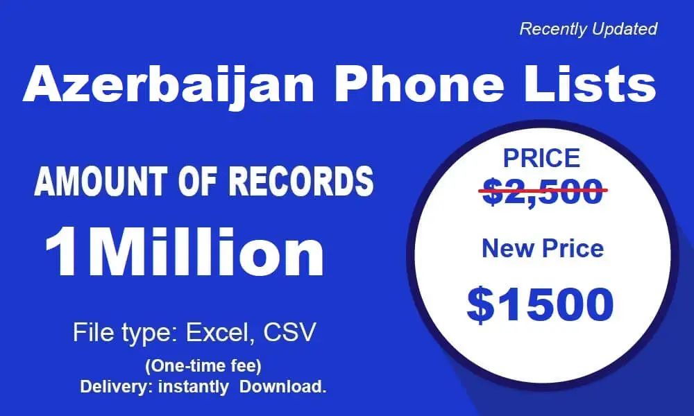 Azerbaijan phone number list